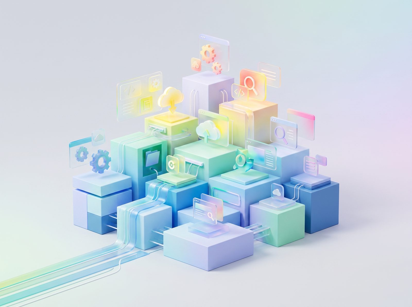 Digitale Architektur und Systemschichten